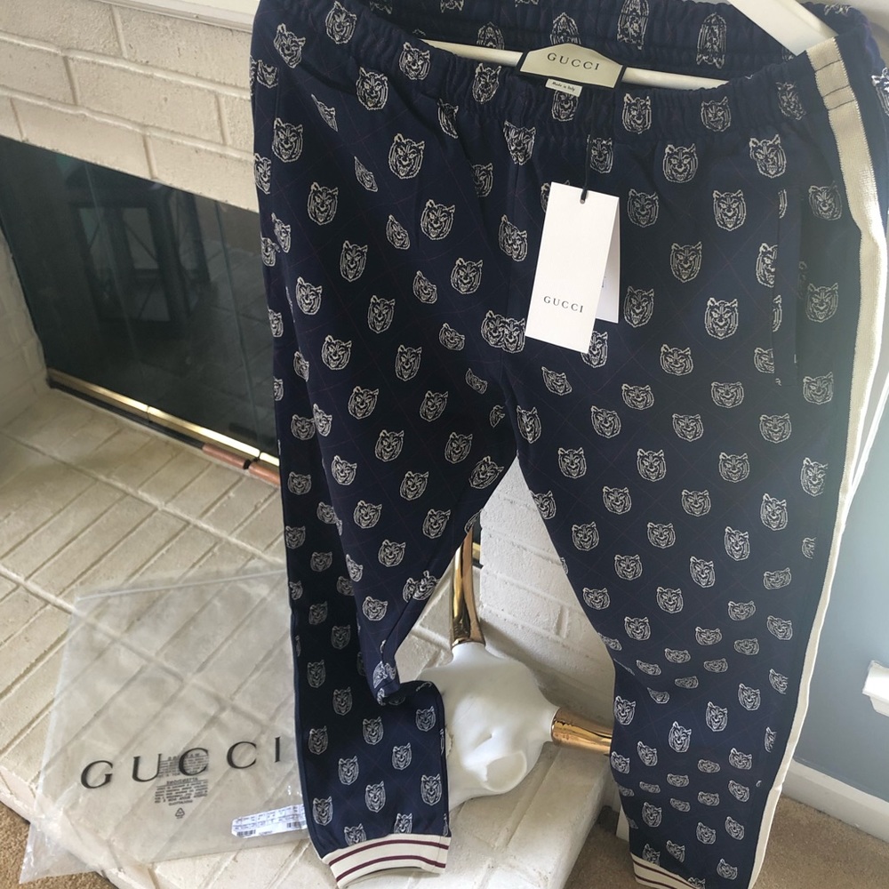 Gucci Panther Print Track Joggers